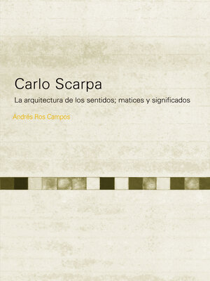 cover image of Carlo Scarpa